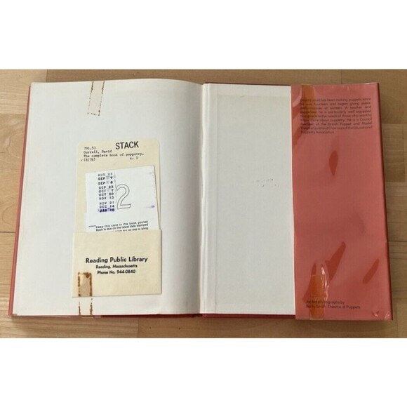 The Complete Book of Puppetry by David Currell 1976, Hardcover Library Copy - Picture 5 of 6